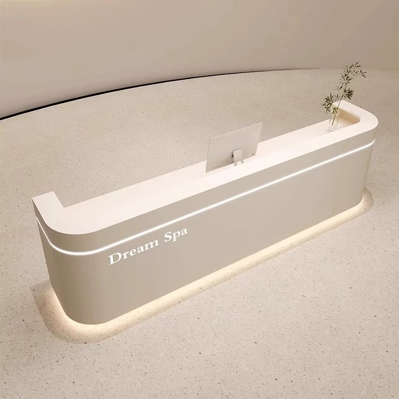 Beauty salon Bar checkout page Medical beauty Dental reception desk Skin management center Service desk Company front desk