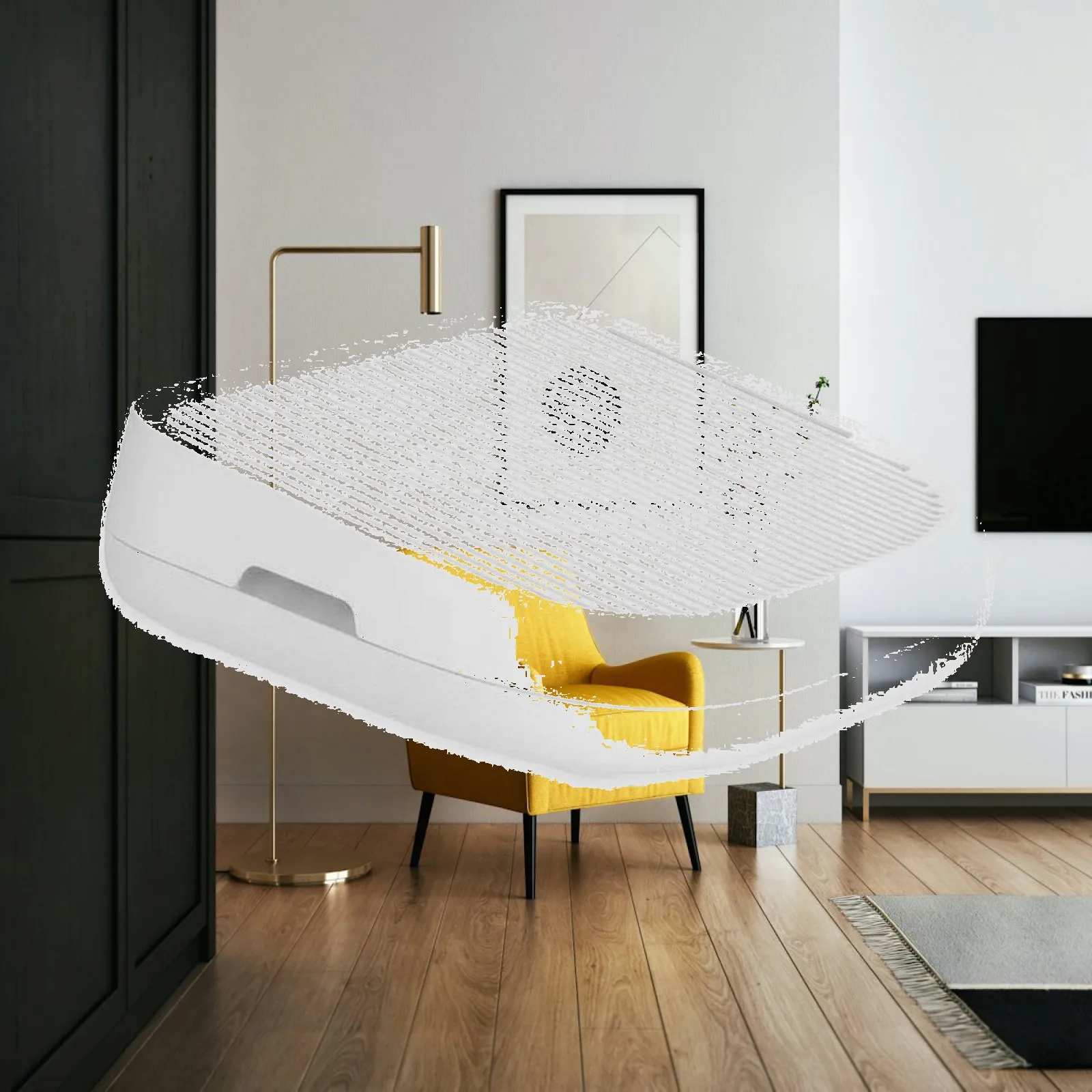 Litter Tray Extension Fits Automatic Systems Simple Maintenance for Households