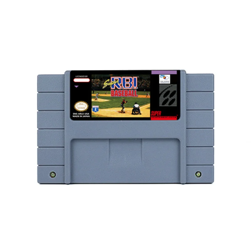 Super R.B.I. Baseball  Action  Game for SNES  16 BitRetro Cart Children Gift