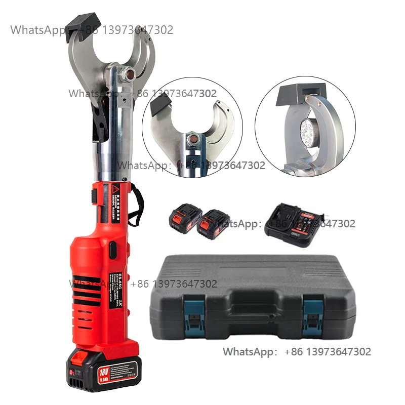 Straight-handled Type Battery Powered Hydraulic Cutting Tools ES-65C 60KN Hydraulic Cable Cutter for Copper-aluminum Cables