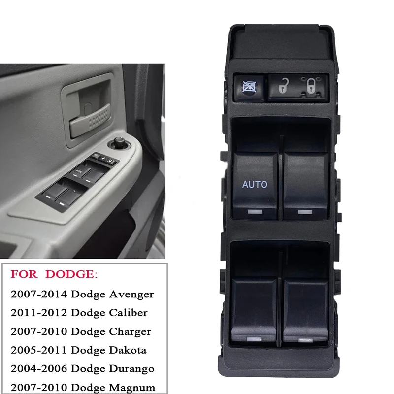 

Для 2007-2010 Dodge Charger Avenger Magnum LHD драйвер переключатель управления окошком автомобиля кнопка подъема стекла автомобильные товары