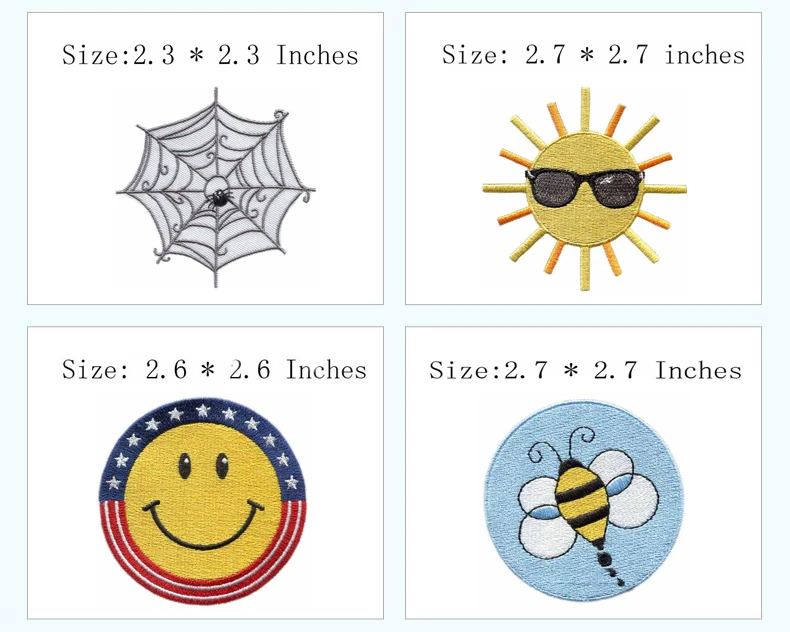 In Stock Decorative Patches for Garments, Hats, Trousers, Bags & Accessories