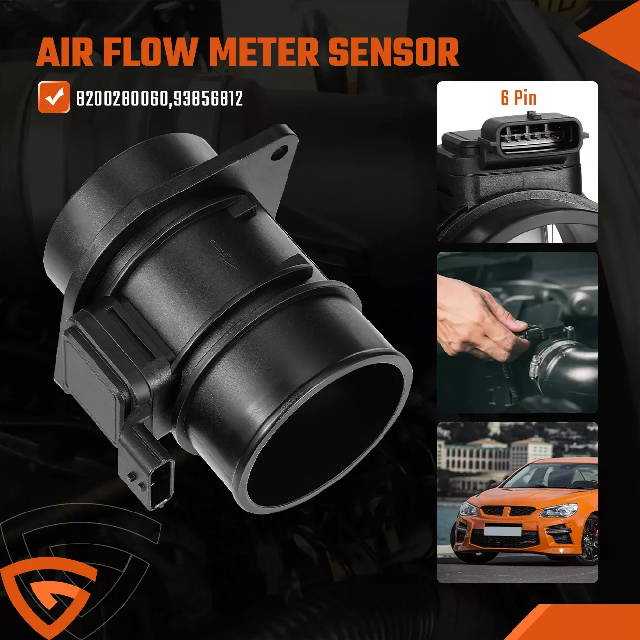 

1pcs Maf Mass Air Flow Sensor Meter For Vauxhall Vivaro 2.0 Cdti 2006-2014 Automotive Sensors Accessories 8200280060