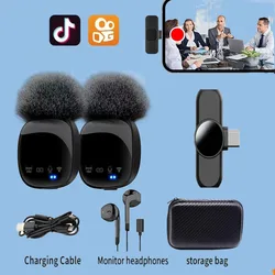 JOCEEY Microphone cravate sans fil pour iPhone, iPad, et téléphones Android, microphone Bluetooth professionnel pour l'enregistrement vidéo, les interviews YouTube, les vlogs, les diffusions en direct et les podcasts