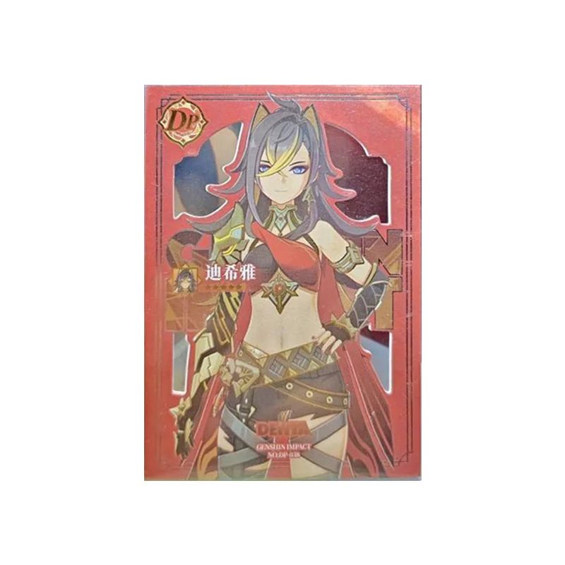 Anime Dea Storia Rare SZP SEP FP GP DP XP PR SSR Carte da gioco di rifrazione Dehya Giocattoli per ragazzi Carte da collezione Regalo di compleanno