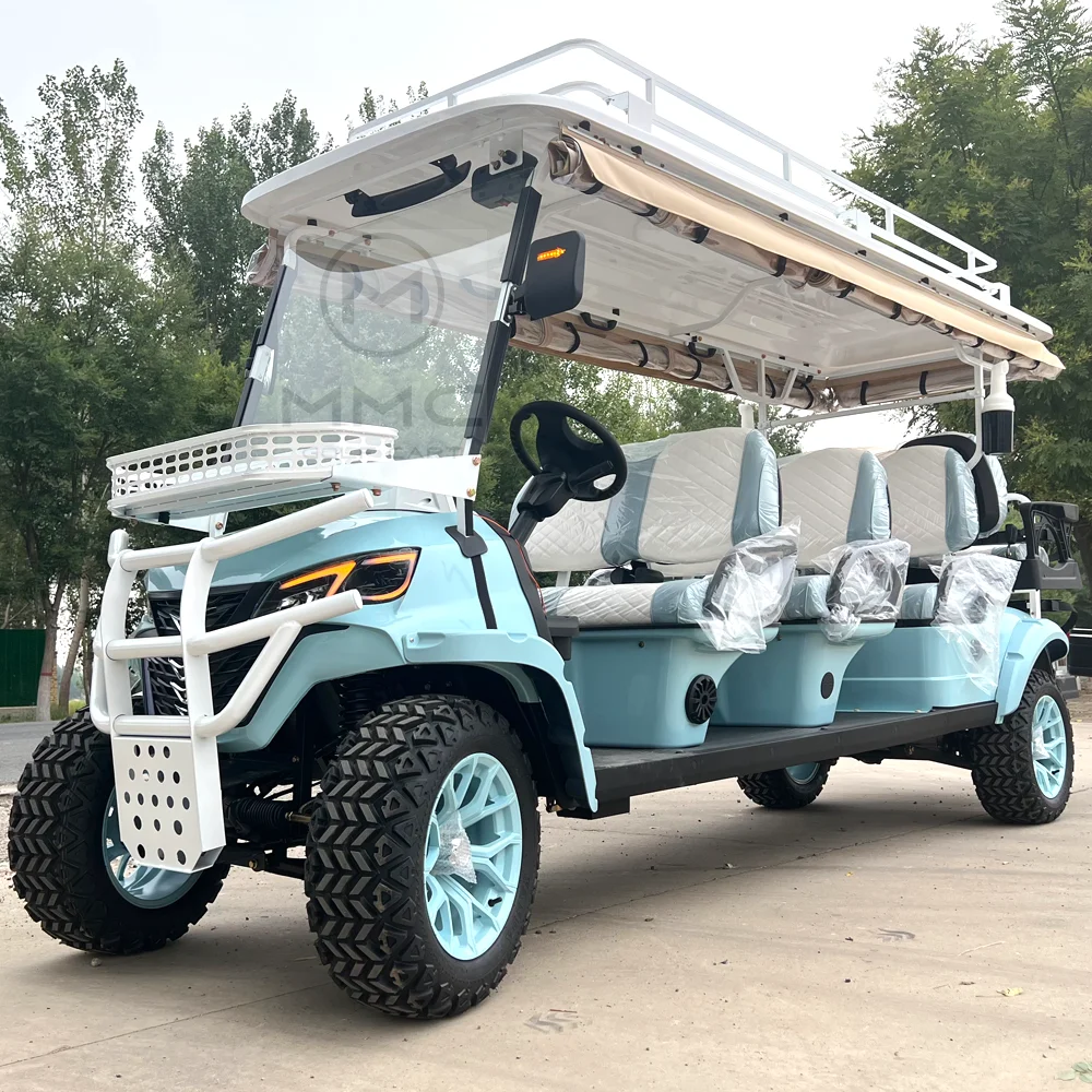 MMC High Performance Golf Cart 72V Electric Golf Cart 2+2 4 Seater Off Road Buggy 48V Lithium Battery Hunting Electric Golf Cart