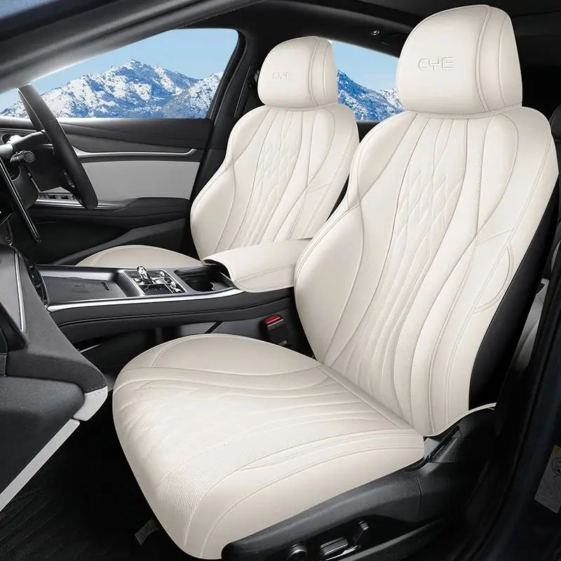Custom Fit Car Seat Covers 5 Seats Full Set Top Quality Leather for BYD Seal 7 DMI Front Back Row Full Covered