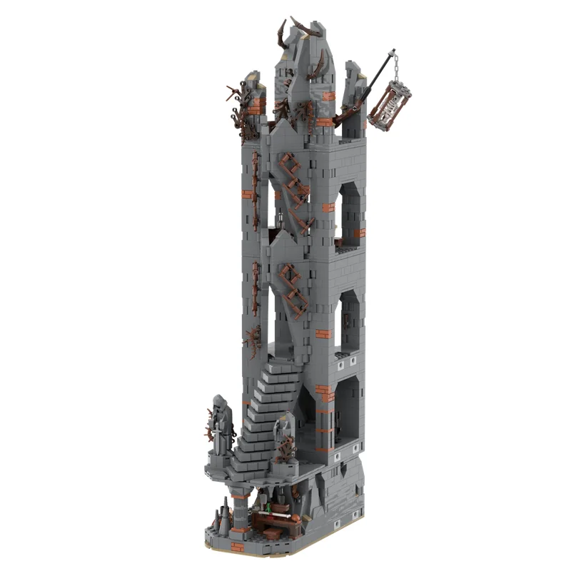 Anelli magici Modello Moc Mattoni da costruzione The Hill of Dark Stregoneria Tecnologia Blocco modulare Natale Giocattolo fai da te Regali di festa