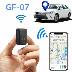 Minirastreador GPS para coche, localizador multifunción antirrobo, antipérdida, para motocicleta, bicicleta, vehículo, mascotas y niños, GF-07