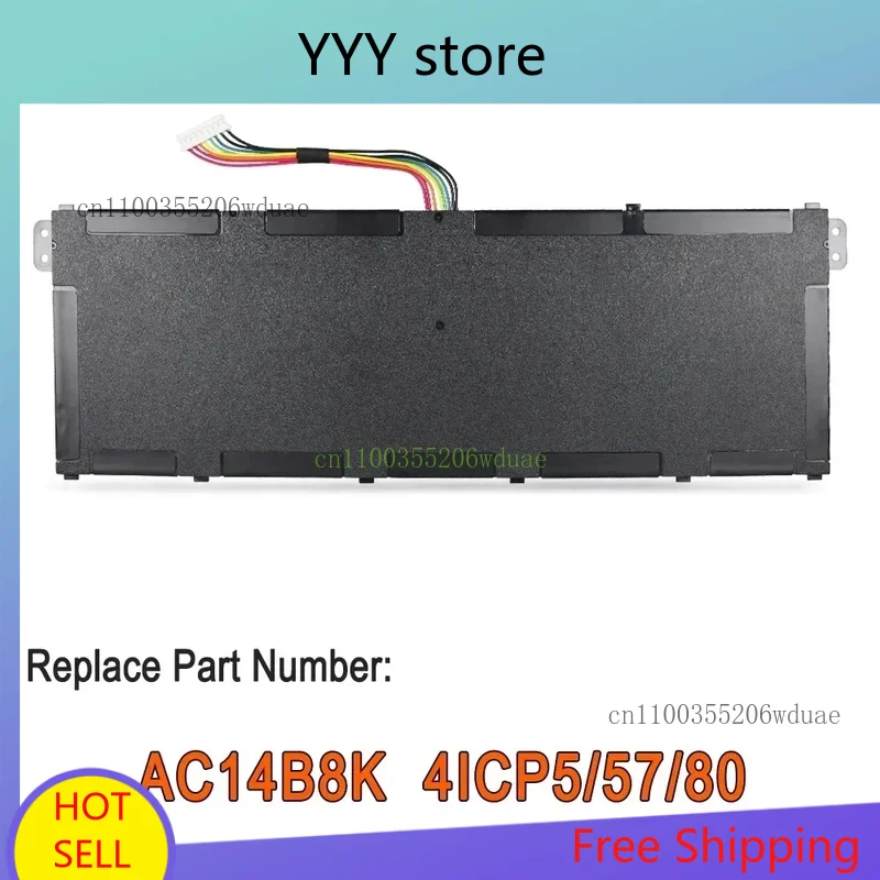 

Новый аккумулятор для ноутбука AC14B8K Acer Aspire ES1-131 ES1-311 V5-122 V3-111 E5-771 R3-131T R5-431T V3-371-55DT NE511 TF71-BM B115-M