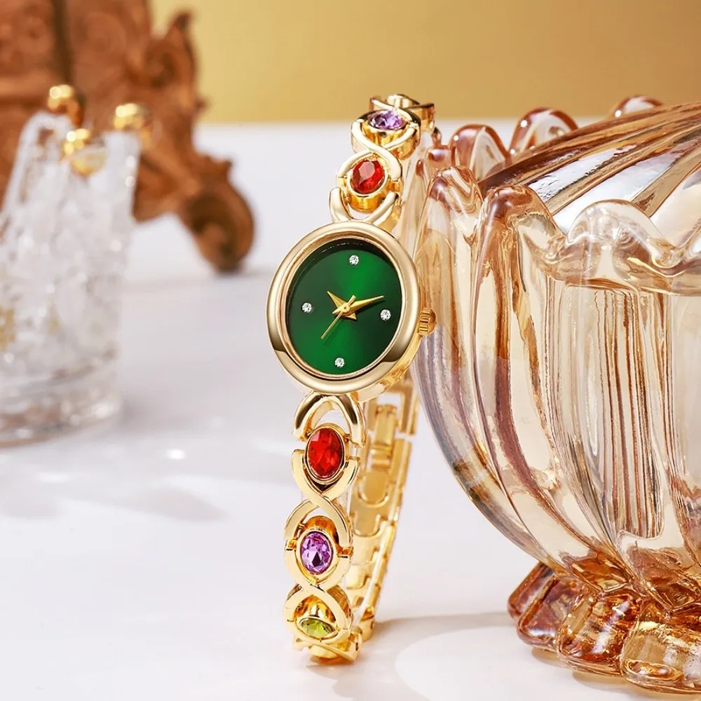 Fashion Light Luxury Women's Bracelet Watch Versatile Temperament Elegant Quartz Watch French Simple Ladies Watch Lady