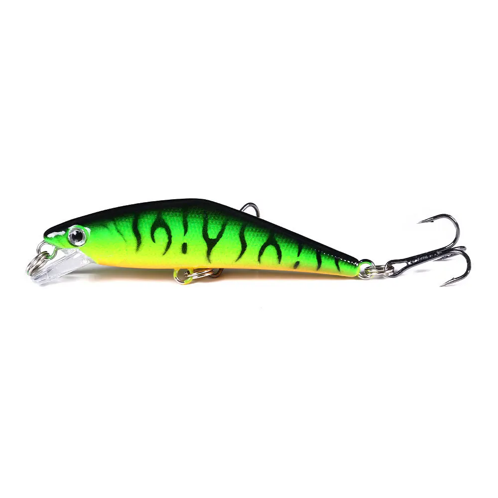 

1pcs Fishing Lure Minnow 6.8cm/5.2g Topwater Artificial Bait 3D Eyes Plastic Wobblers Tackle Pesca Far-casting Magnet System