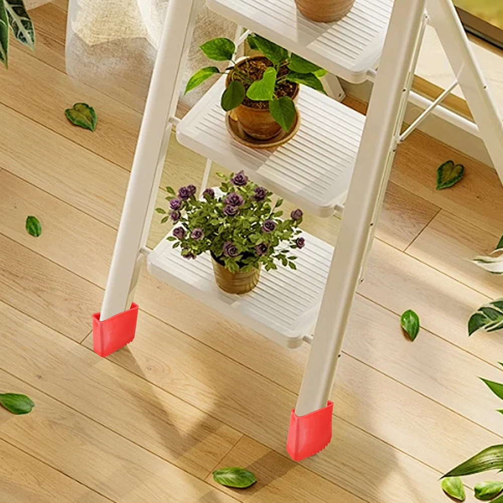 4PCS Ladder Foot Covers Non Slip Rubber Pads for Ladders Protect Floors Reduce Slipping and Improve Stability 55 38 25mm