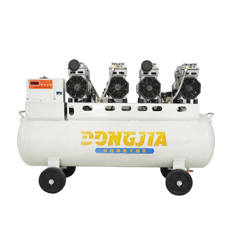 

Wholesale 120L 980W*4 250L/min Four Motors Industrial Air Compressors Portable Piston Type CO2 Gas for Industrial Power Sources