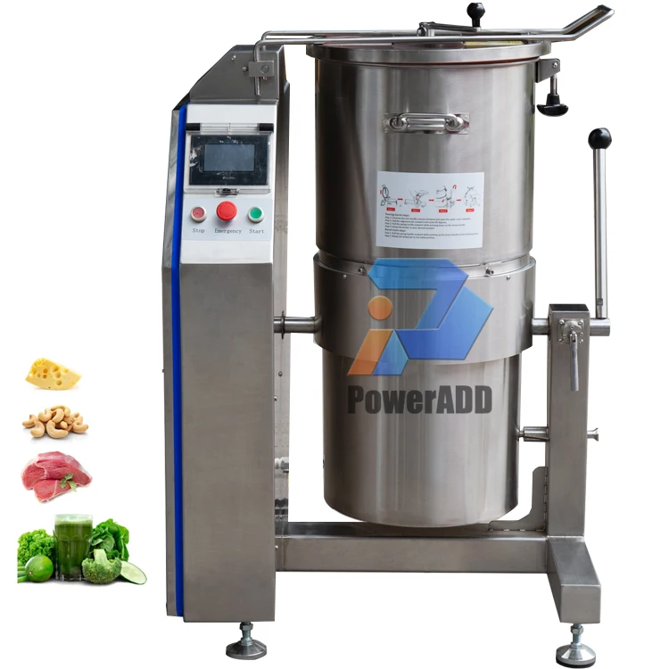 18/38/60L Hummus Chopper Food Processor Meatball Beating Machine Onion Vegetable Garlic Chopping Mixer Chopper Cheese Stirring