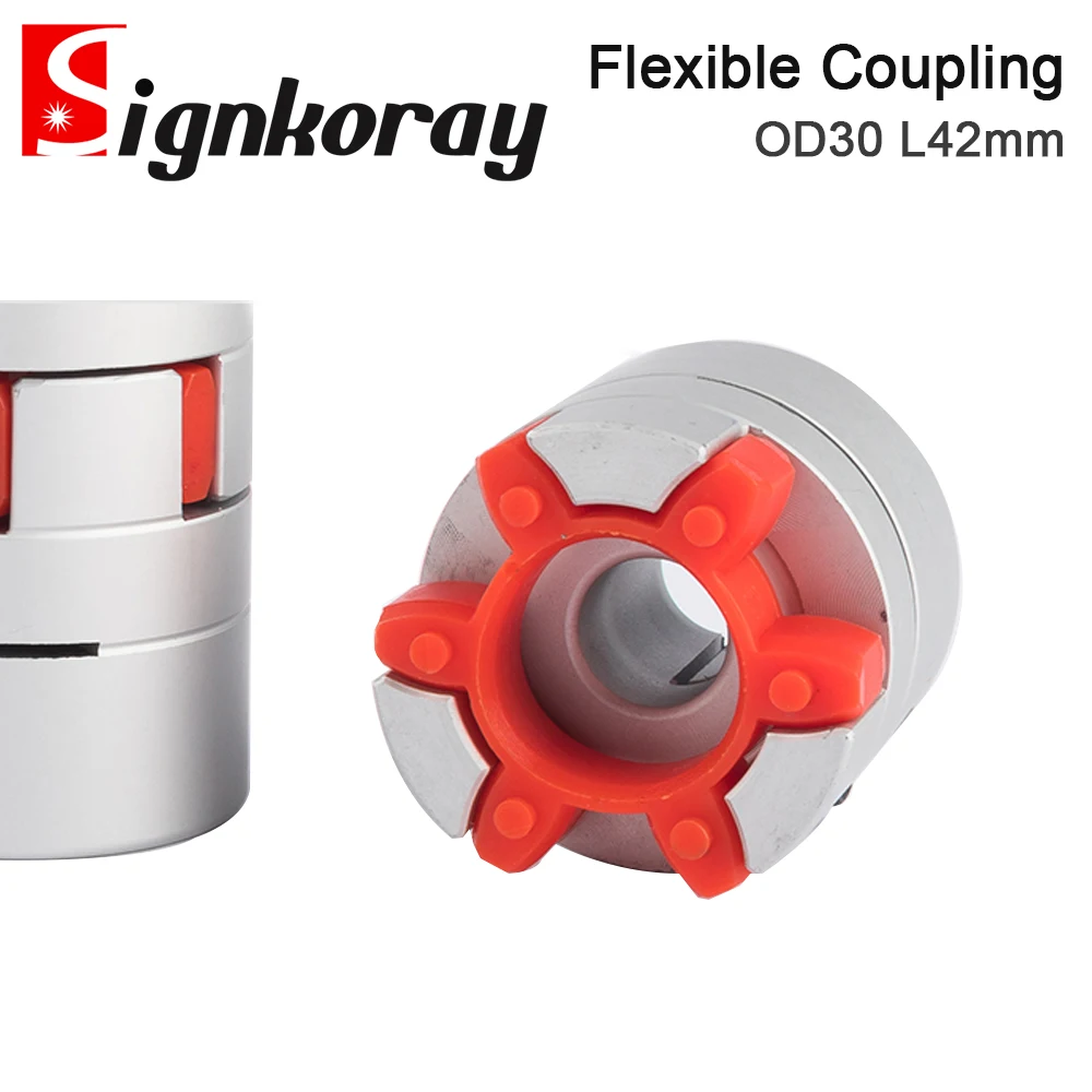 SignkoRay D30L42 سلسلة سبائك الألومنيوم نادي اقتران عزم دوران عالي محرك معزز الكرة المسمار CNC السرير اقتران مرن 8/10/12/14/16 مللي متر