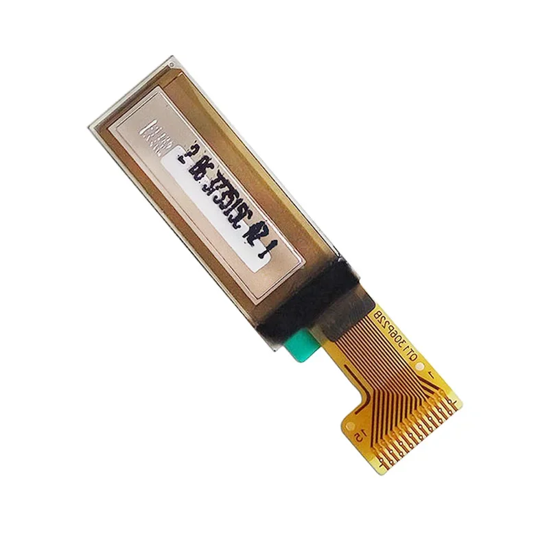Tela OLED de 0,91 polegadas 128*32 LCD SSD1306 Soldagem monocromática 15Pin SPI Soldagem 15P IIC
