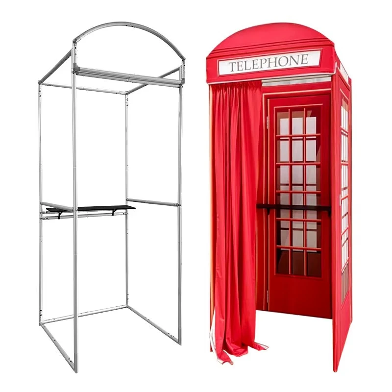 Antique metal telephone set, 360 degree photography activity, photo booth decoration