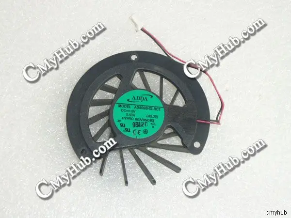 Ventilador de refrigeração para hp para compaq cq40 cq45 dv4 cq41 para adda AD5005HX-RC1 jbl20 2pin para amd ad5005hx rc1 cpu ventilador de refrigeração