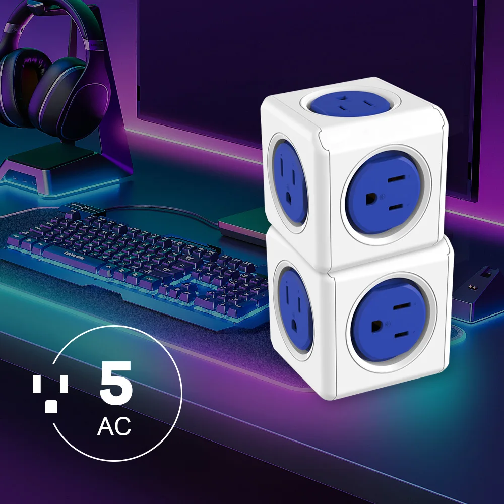 Additional expansion socket adapters, cubic sockets, multiple AC charging ports and USB charging ports, creative combinations to