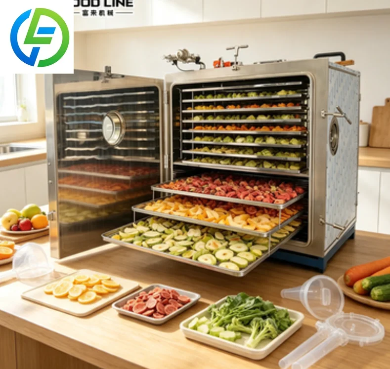 FOODLINE Freeze Dryer High Yield Vacuum Lyophilizing Equipment For Freeze‑Dried Instant Soup Raw Material Production Work