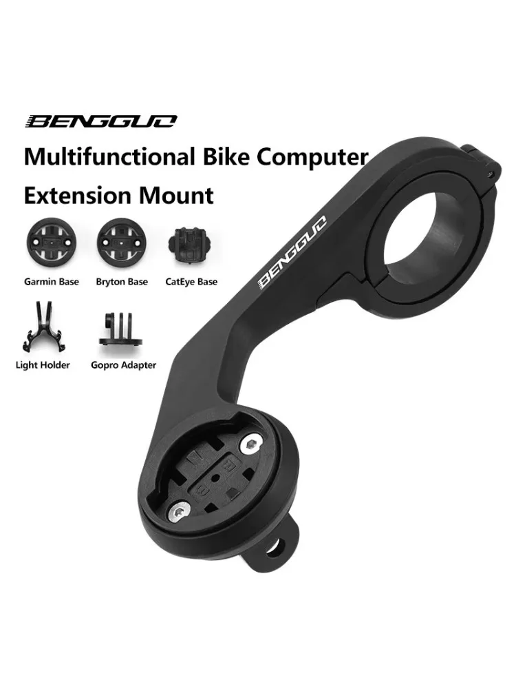 AliExpress NONE BENGGUO Bike Computer Mount Mountain Road Bicycle GPS Headlight Holder Bracket Support For GARMIN XOSS IGPSPORT Magene Coospo