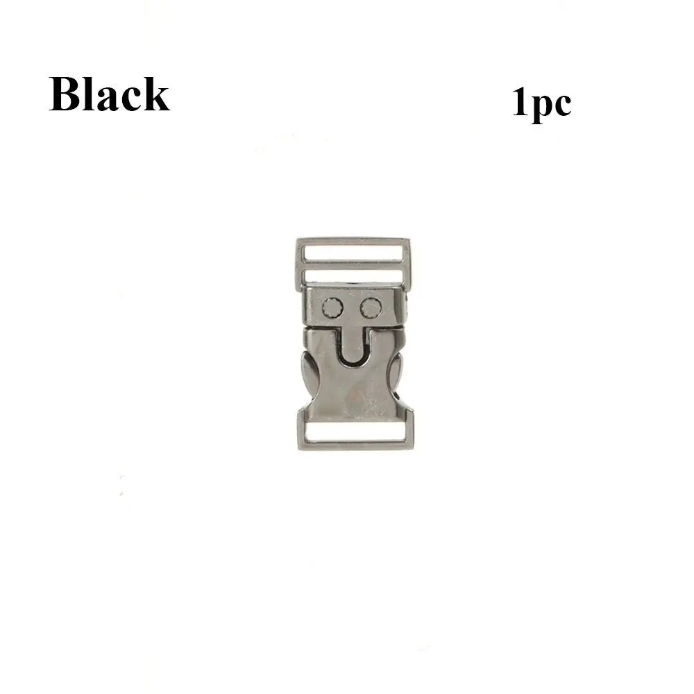 1/2/4pcs 10mm DIY Bracelet Outdoor Camping  Bags Buckles Handmade Backpack Button Dog Collar Strap Mini Buckle