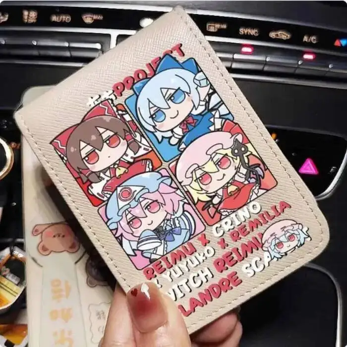 

Hakurei Reimu Fashion Wallet PU Purse Card Cash Holder Bag Cosplay Gift B1887 Anime