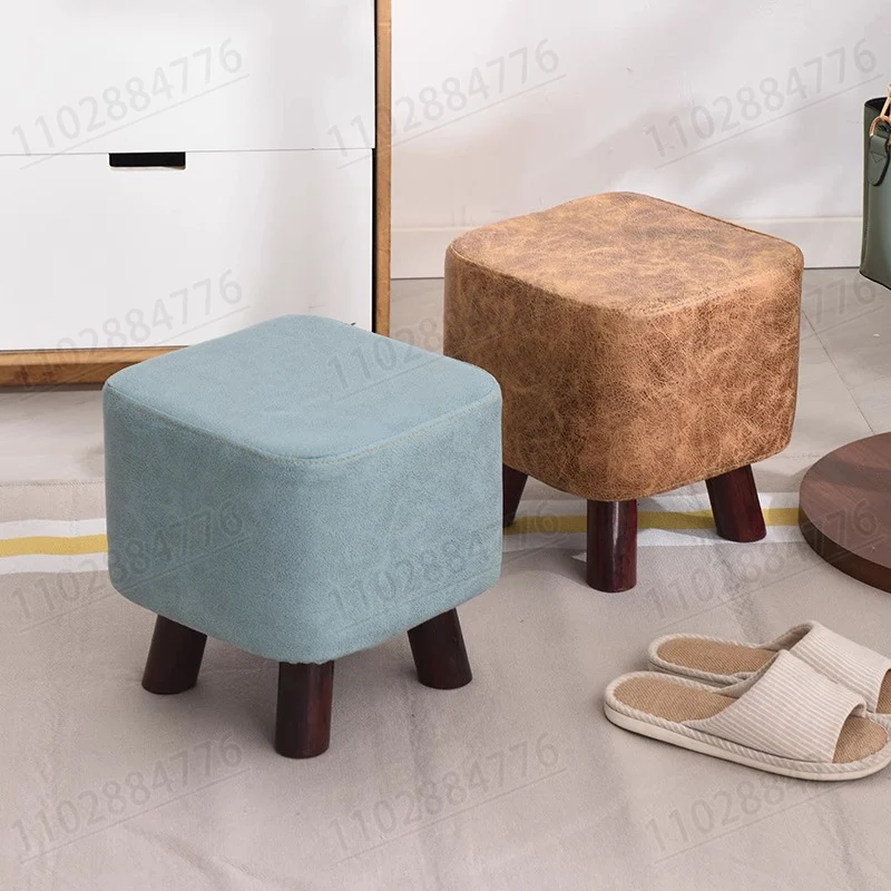 Children\'s Small Stool Home Doorway Short Stool Modern Simple Living Room Coffee Table Matching Shoes Stool Sturdy