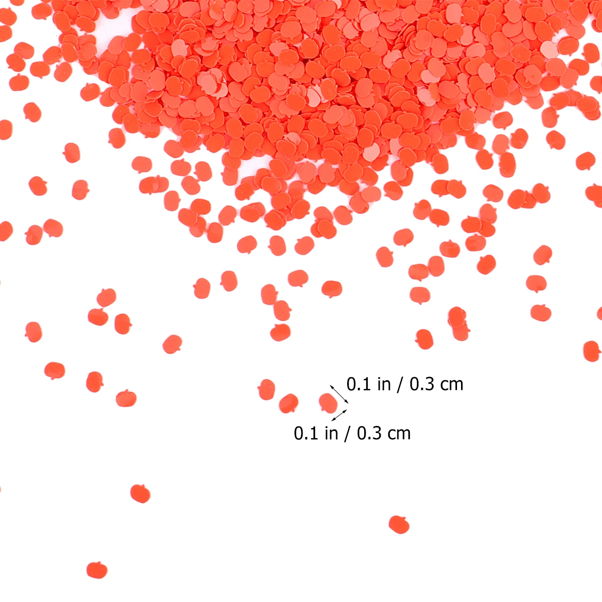 

4 Bags Delicate Confetti Decoration Halloween Decorations Pumpkin Plastic Party