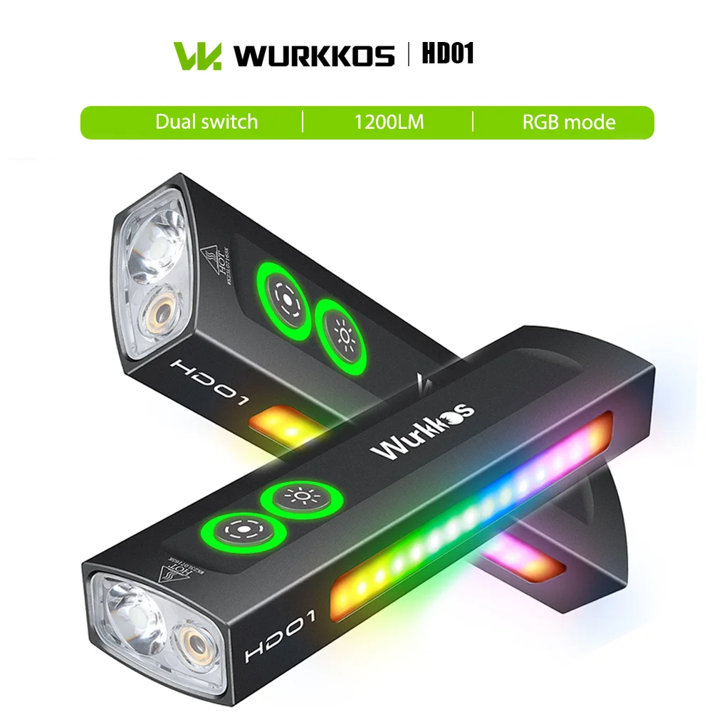 

Фонарь Wurkkos HD01 карманный, перезаряжаемый, магнитный, из анодированного алюминия с ЧПУ, с RGB-подсветкой и зеленым лучом для использования на улице