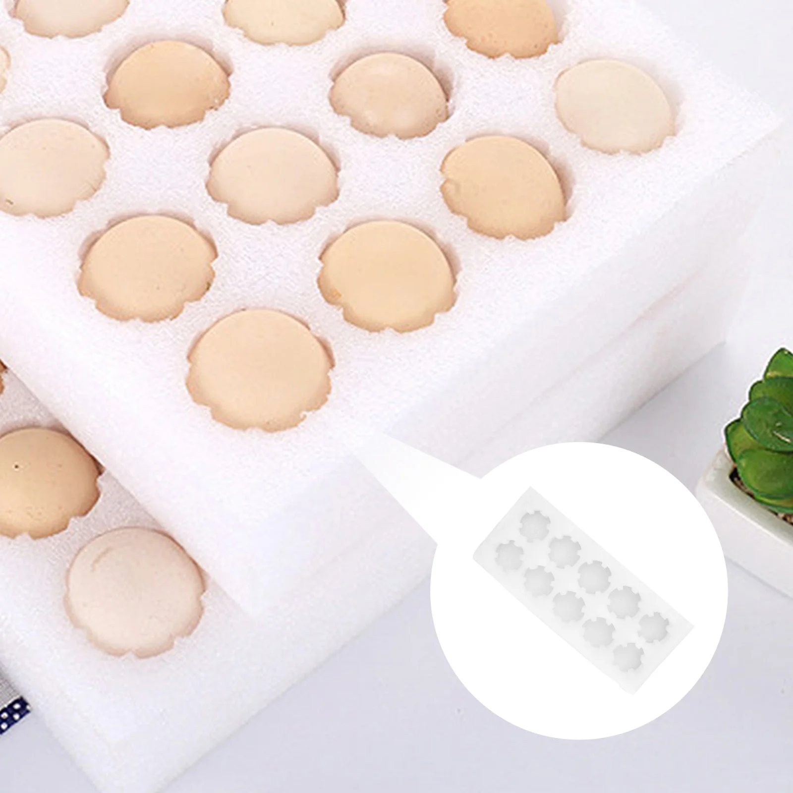 

5Pcs Shockproof Pearl Wool Eggs Tray Durable Egg Storage Holder Home Kitchen Use Eggs Tray Wrapping Egg Holder