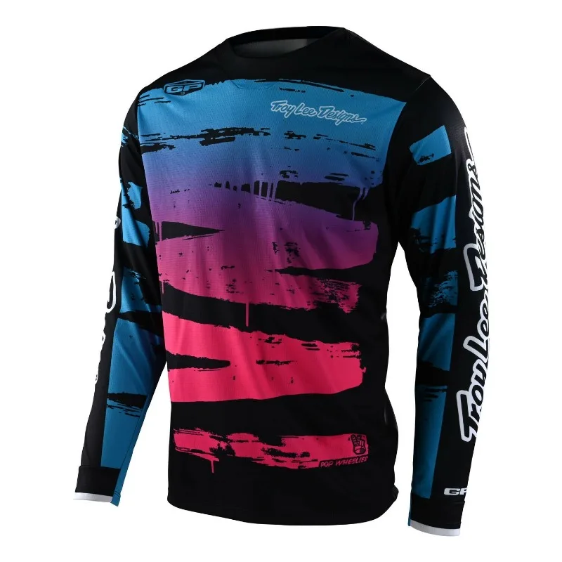 

2025 Printed Off Road Motorcycle Men's Sportswear Adult Size Speed Control Breathable Bicycle Long Sleeve T-shirt