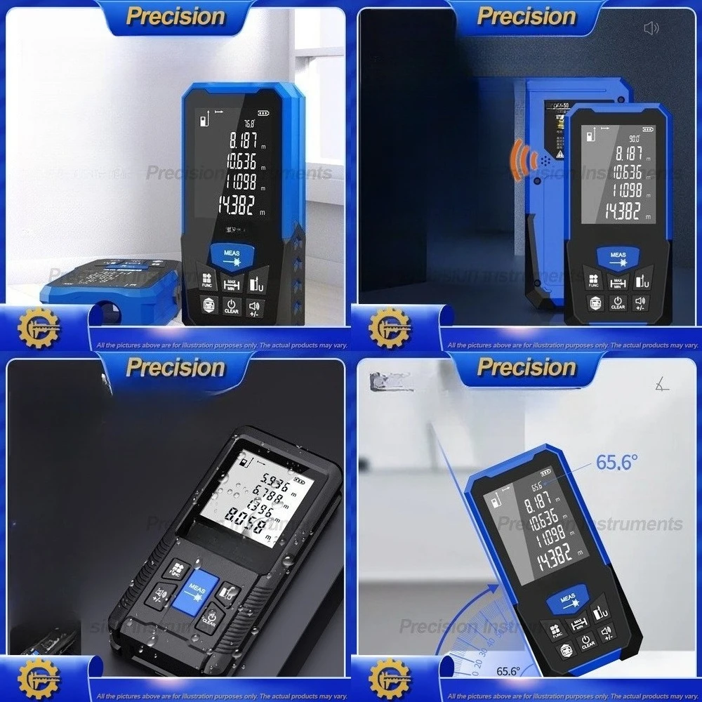 

Цифровой лазерный дальномер 2026 с инфракрасным измерением, высокоточный электронный инструмент для измерения дальности с голосовой передачей для