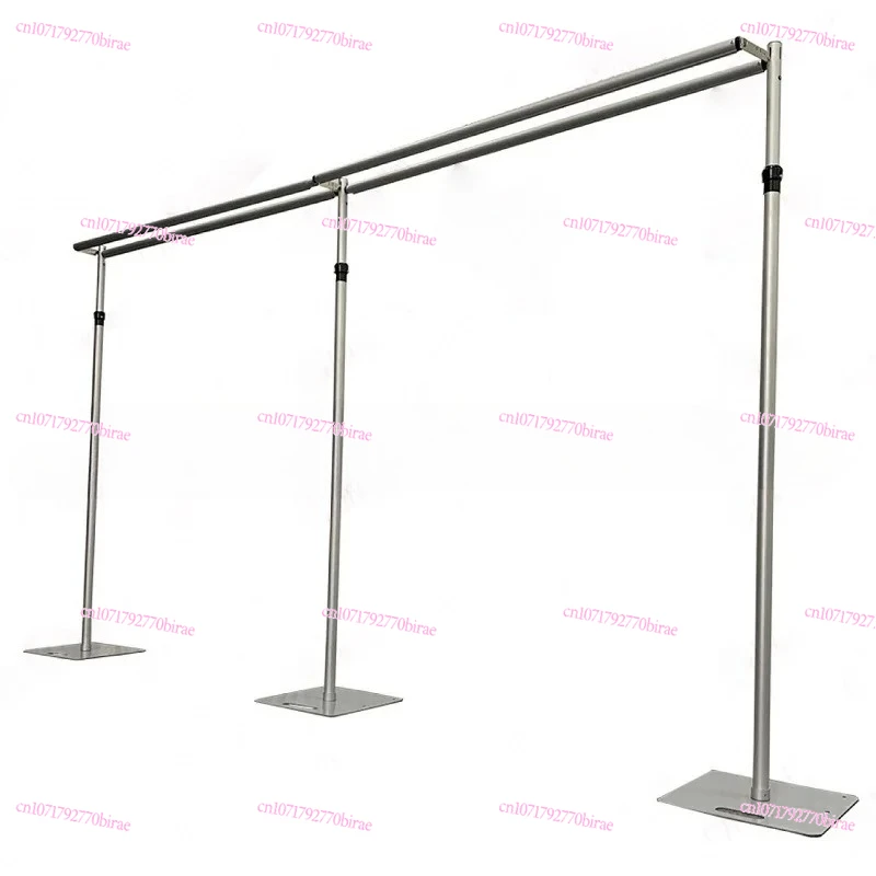 

3 * 6 Meters Double Crossbar Adjustable Curtain Background Frame Decoration