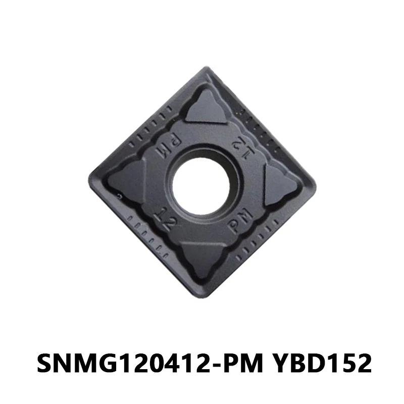 

Original SNMG120412-PM YBD152 SNMG Carbide Inserts Cast Iron Processing for MSSNR External Turning Tool Holder CNC Lathe Cutting