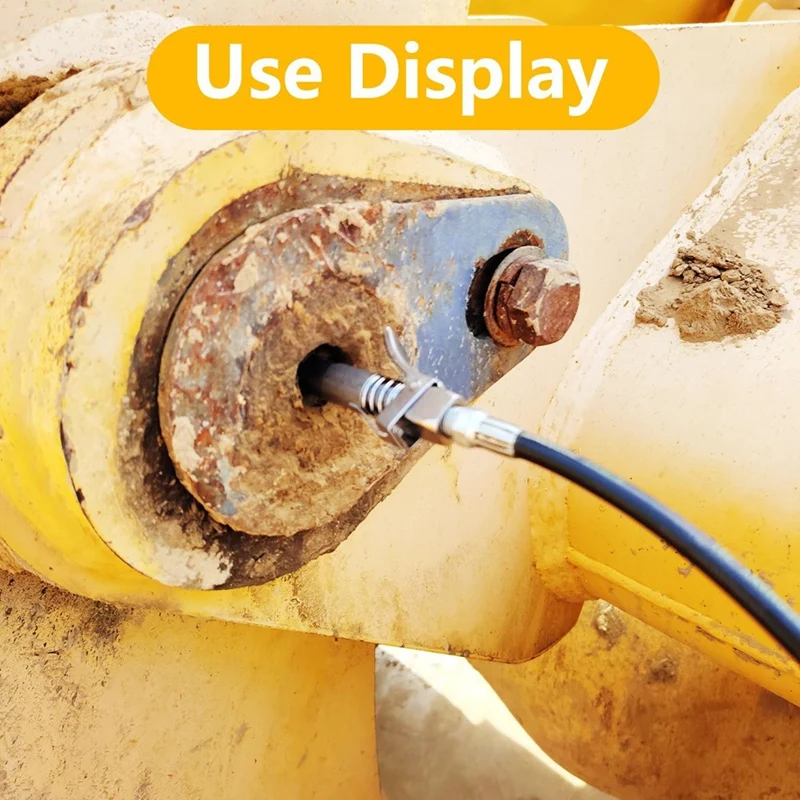 Salle de bain T! Couremplaçant de odorà graisse manuel et électrique, 8 mâchoires de verrouillage, pointe de graisse à dégagement rapide, convient à tous les 1/8 pouces, NPT, 12000PSI