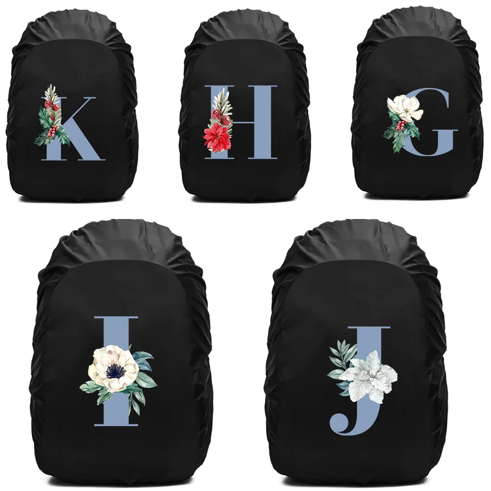 

20L-70L водонепроницаемый рюкзак дождевик синий узор пылезащитный защитный чехол рюкзак непромокаемый чехол уличный школьный портфель капюшон