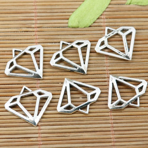 

30pcs 19*20mm Tibetan Silver Color Hollow Charms EF2246 Charms for Jewelry Making