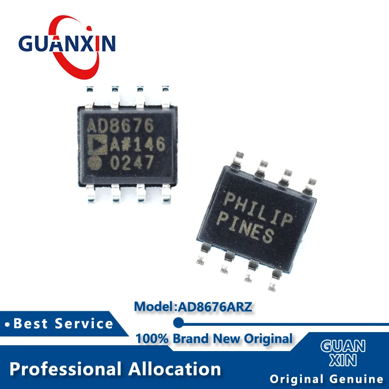 

100% New AD8676ARZ AD8676ARZ-REEL AD8676ARZ-REEL7 SOIC-8 Marking AD8676
