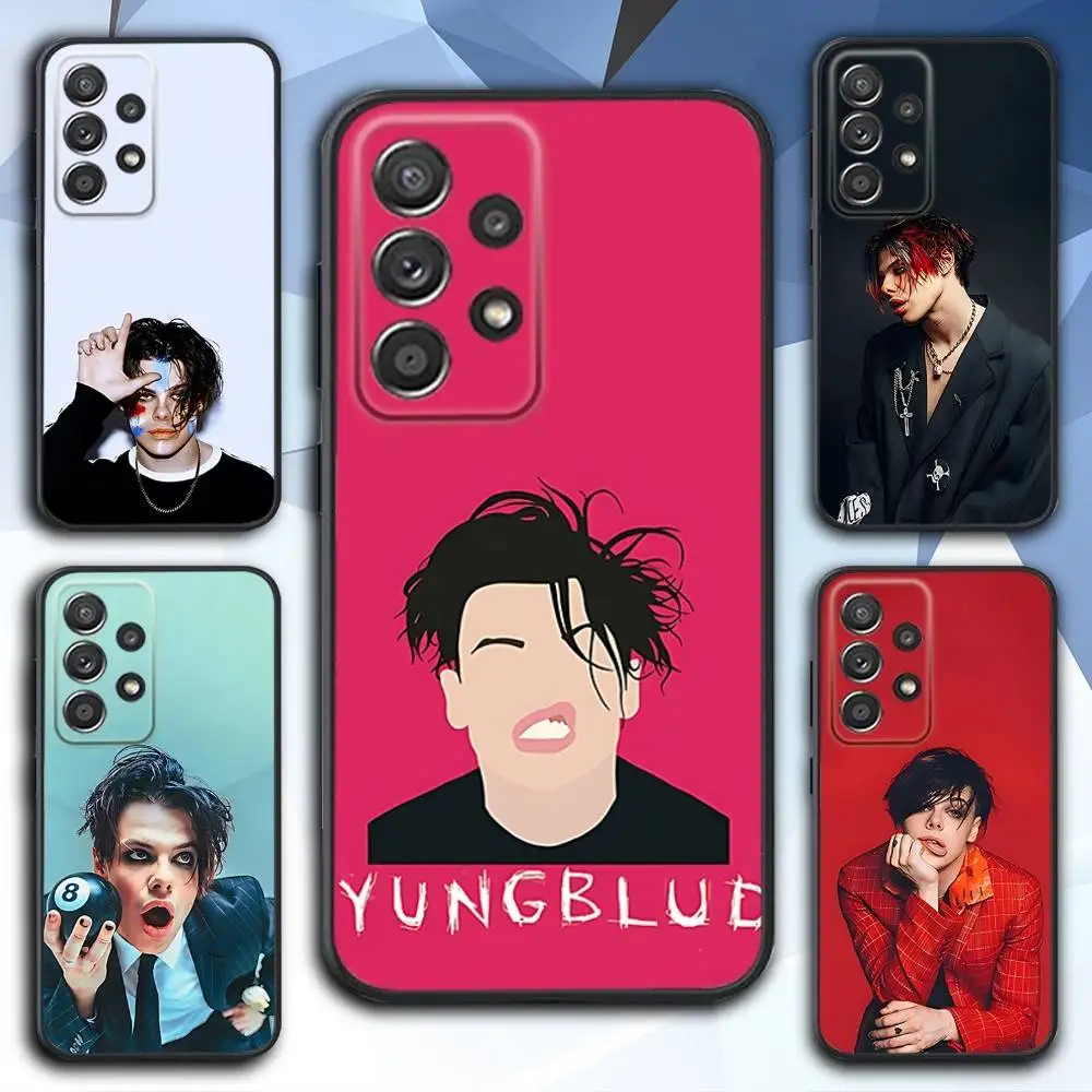 

Y-Yungblud Singer Abyss Phone Case For Samsung S 25,24,23,22,30,21,10,9,Ultra,Plus,Lite,FE,4,5 G Soft Black Case