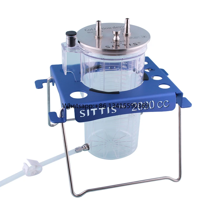 

2000cc Reusable Fat Grafting Canister Fat Collection Canister Jar Fat Suction / Suction Jar for Iiposuction with Stand