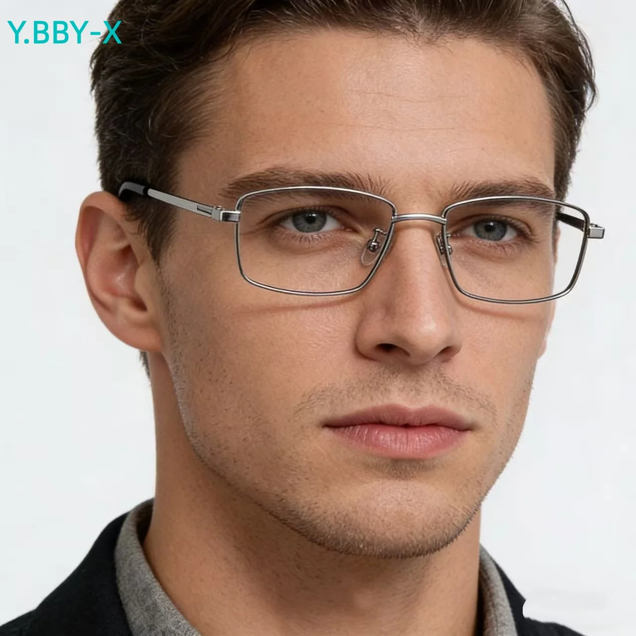

Y.BBY-X Man Anti Blue Light Reading Glasses Men Women Ultra-light Portable Presbyopia Eyeglass Diopter Eyewear 0 +1.0 1.5 2.0