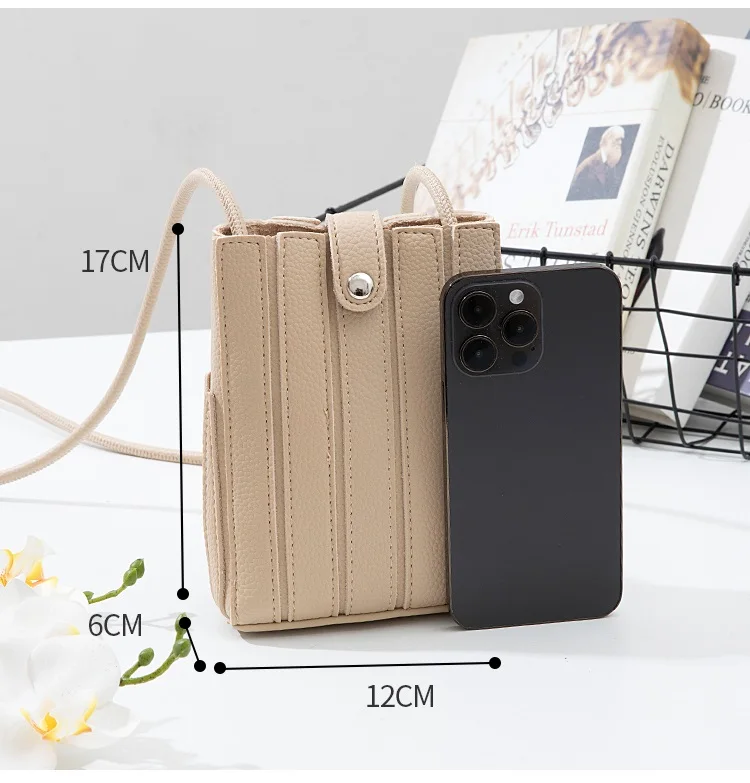 Fashion Splicing Women Mobile Phone Bag PU Leather Summer ladies Shoulder messenger Bags Small Female Phone Purse wallet