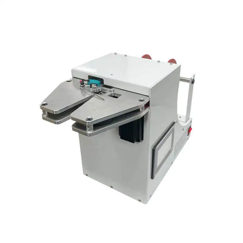 Vertical Twist Tie Machine, Automatic Bag Tying Sealing Machine with Gold Wire for Lollipop, Candy and Bread Packaging