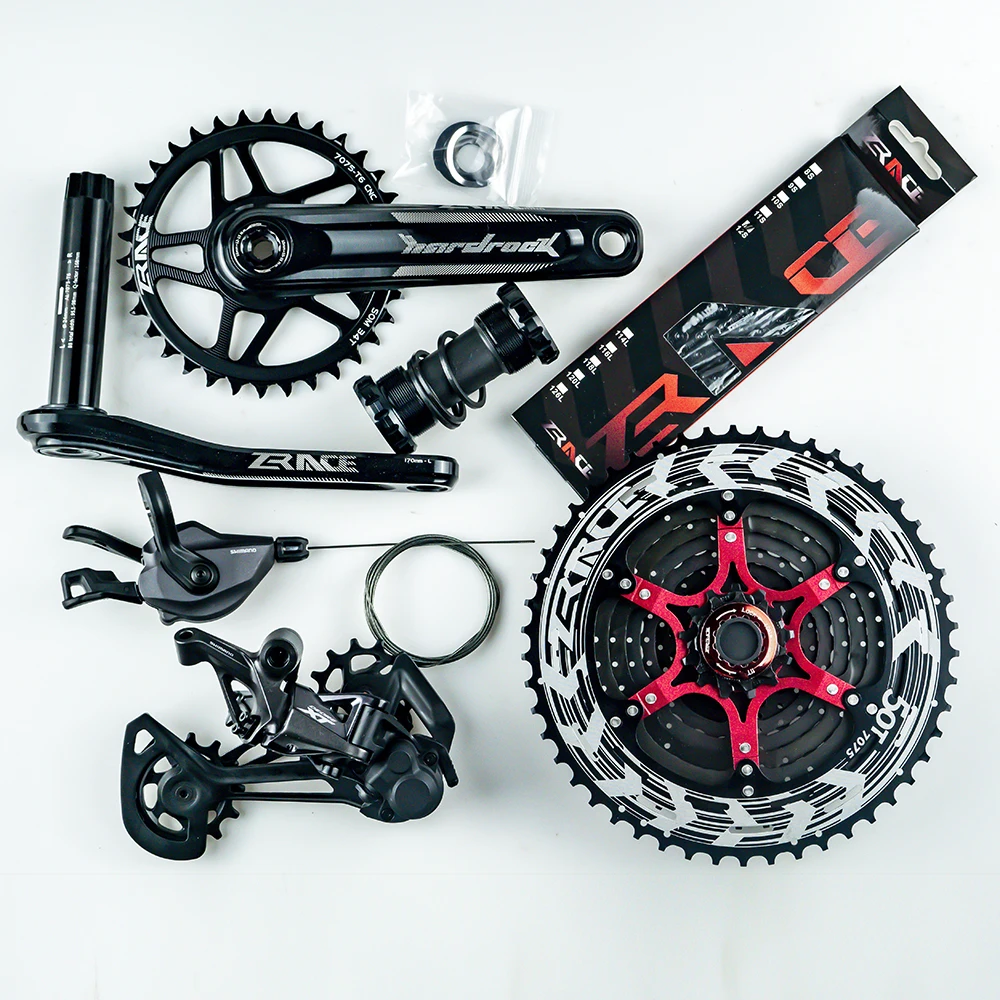 Deore XT M8100, SL-M8100-R + RD-M8100-SGS + ZRACE HARDROCK Crankset + ZRACE ALPHA Cassette + ZRACE Chain - 1x12s  5kit Groupset