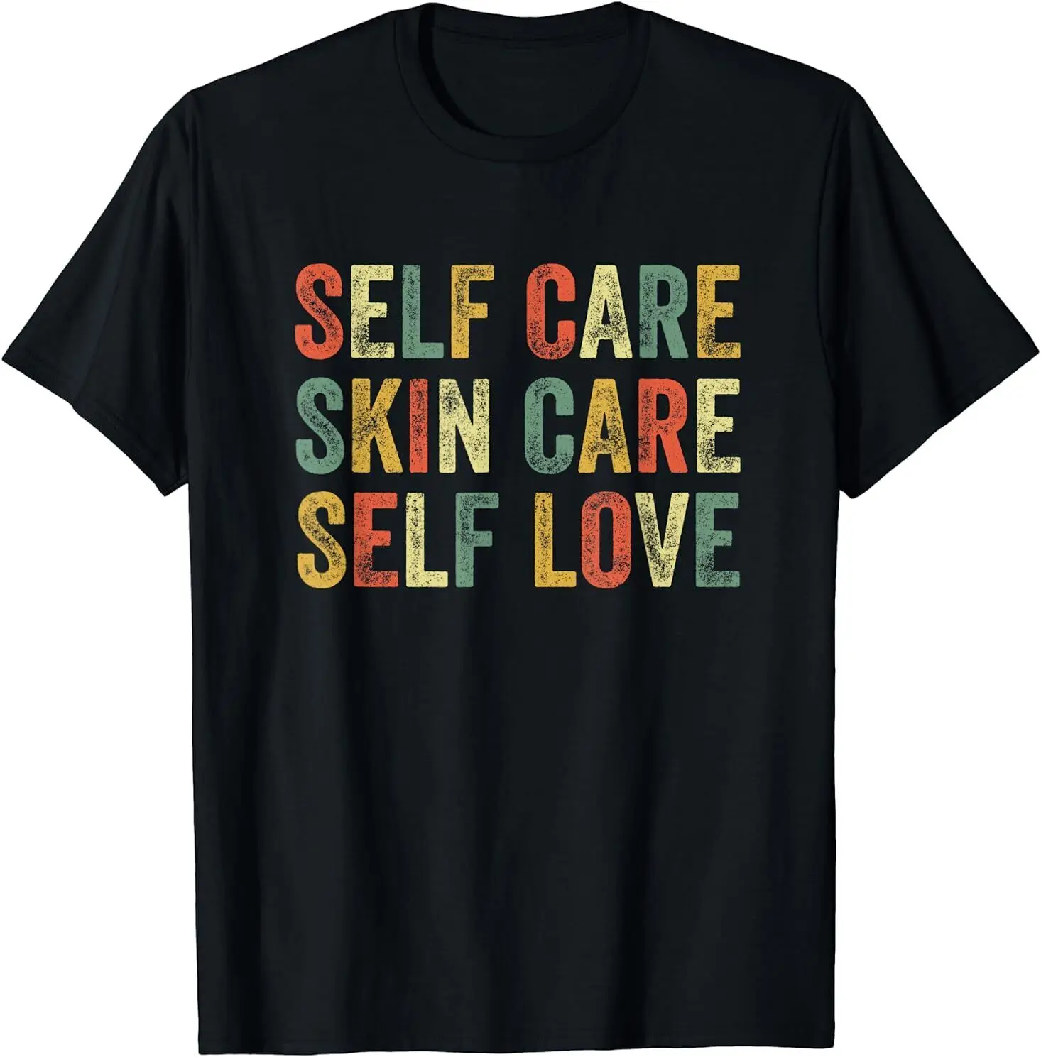 NEW LIMITED Self Care Skin Care Self Love Funny Best T-Shirt Size S-3XL