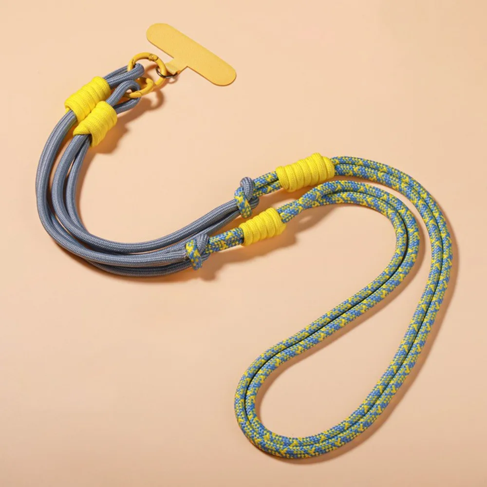 

Новинка с накладными ремешками для телефона, регулируемые персонализированные шейные веревки, длинный тканый ремешок