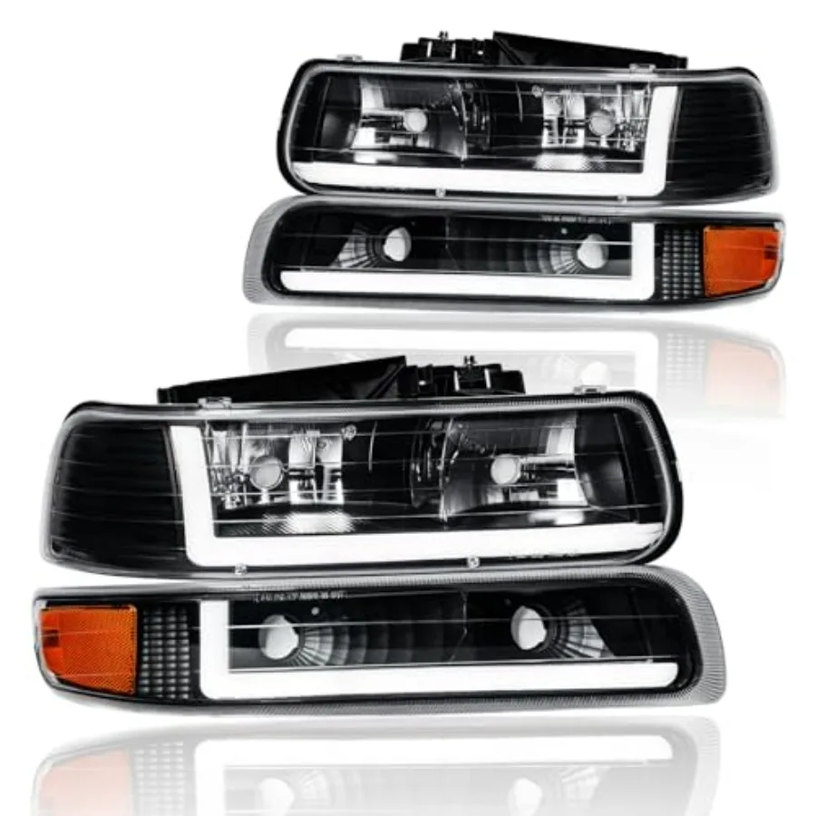 

Комплект светодиодных фар DRL для Chevrolet Silverado 1500 2500 1999-2002 гг. / Silverado 1500HD 2500HD 3500HD 2001-2002 гг. (замена)