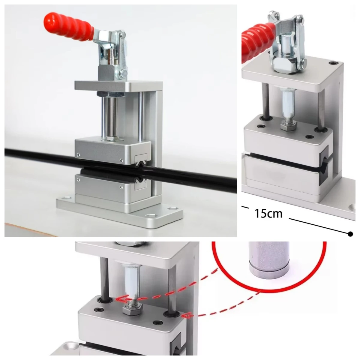 Portable Table Vise Golf Club Regripping Vise Tool Rubber Clamp Golf Grip Kit With Hook Knife